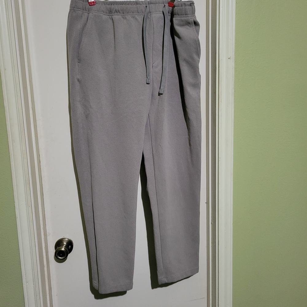 Zara Light Gray Joggers with Drawstring